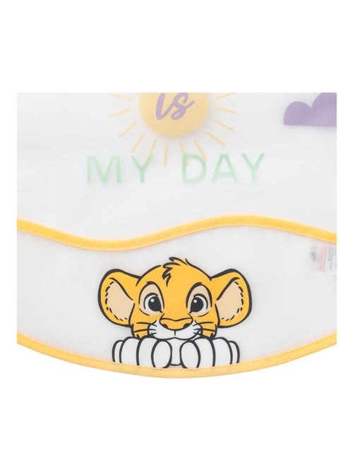 Bavoir imperméable à poche 6 mois - Roi Lion Cosy Time - Babycalin - Kiabi