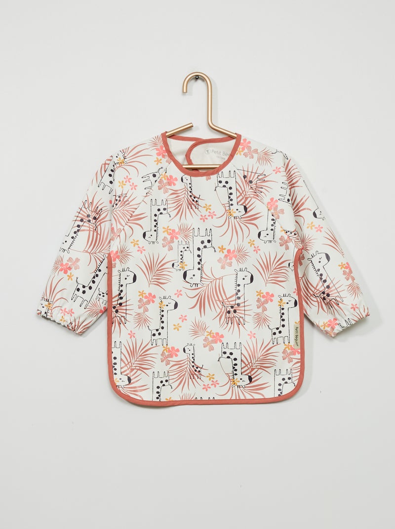 Bavoir imperméable 'Petit Béguin' Blanc - Kiabi
