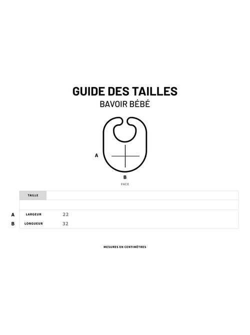 Bavoir JE SUIS UNE PRINCESSE CAR MAMAN EST UNE REINE… - Kiabi