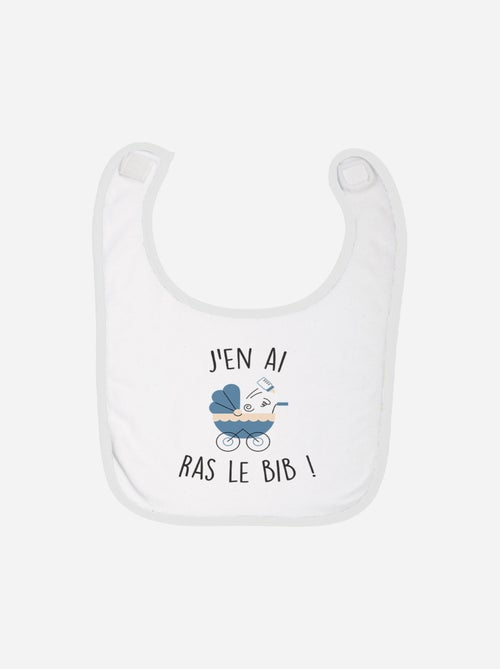 Bavoir J'EN AI RAS LE BIB BLEU - Kiabi Bavoir J'EN AI RAS LE BIB BLEU - Kiabi
