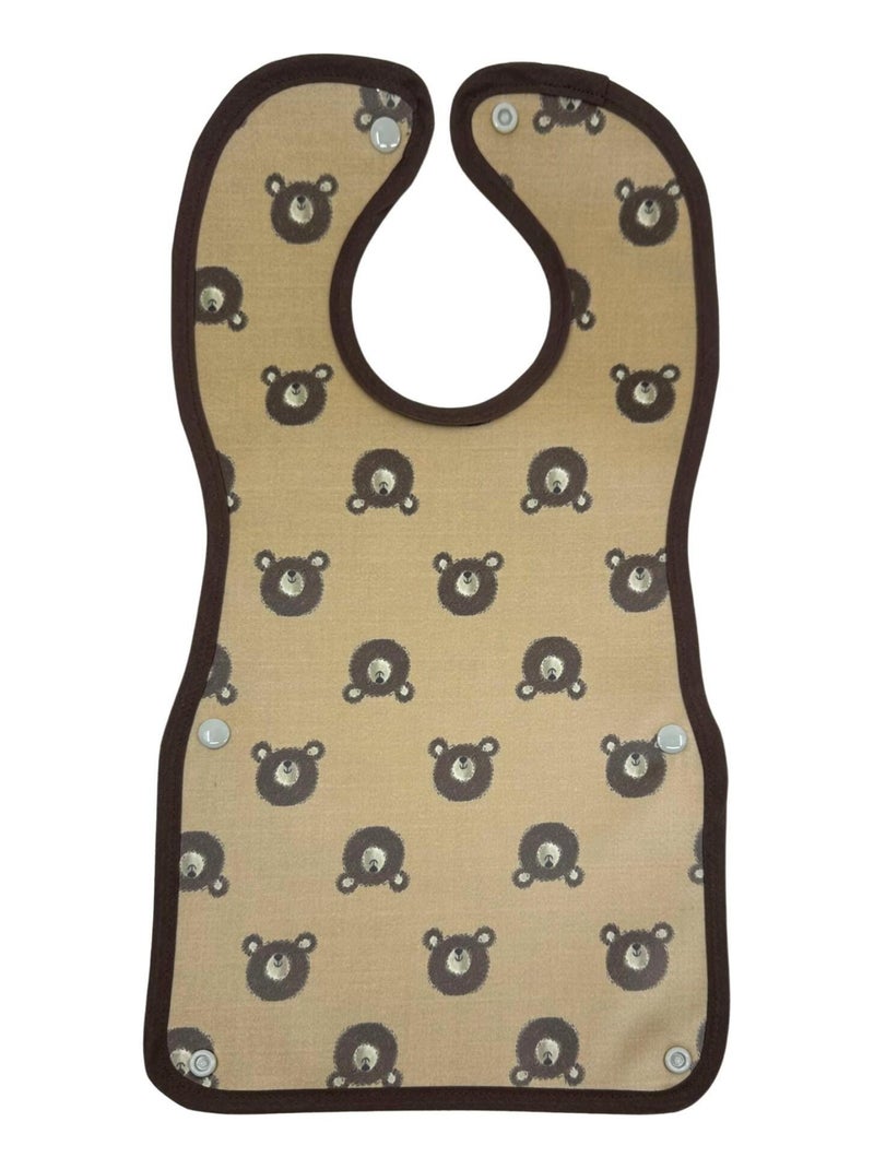 Bavoir malin® - Ourson Marron clair - Kiabi