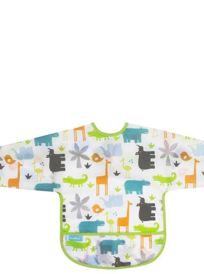 Bavoir Manches longues 2-4 ans White Jungle Multicolore - Kiabi