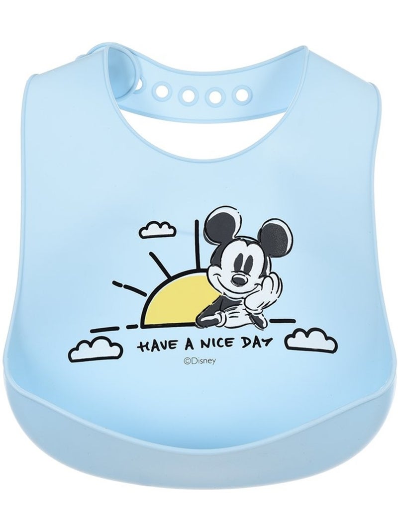 Bavoir mickey mouse bébé| licence officielle Bleu - Kiabi