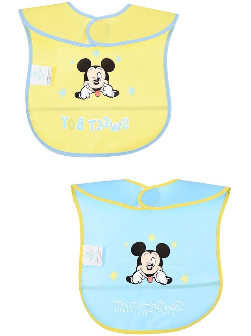 Bavoir mickey mouse bébé| licence officielle Multicolore - Kiabi