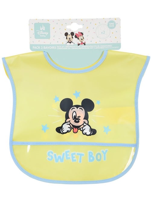 Bavoir mickey mouse bébé| licence officielle - Kiabi Bavoir mickey mouse bébé| licence officielle - Kiabi