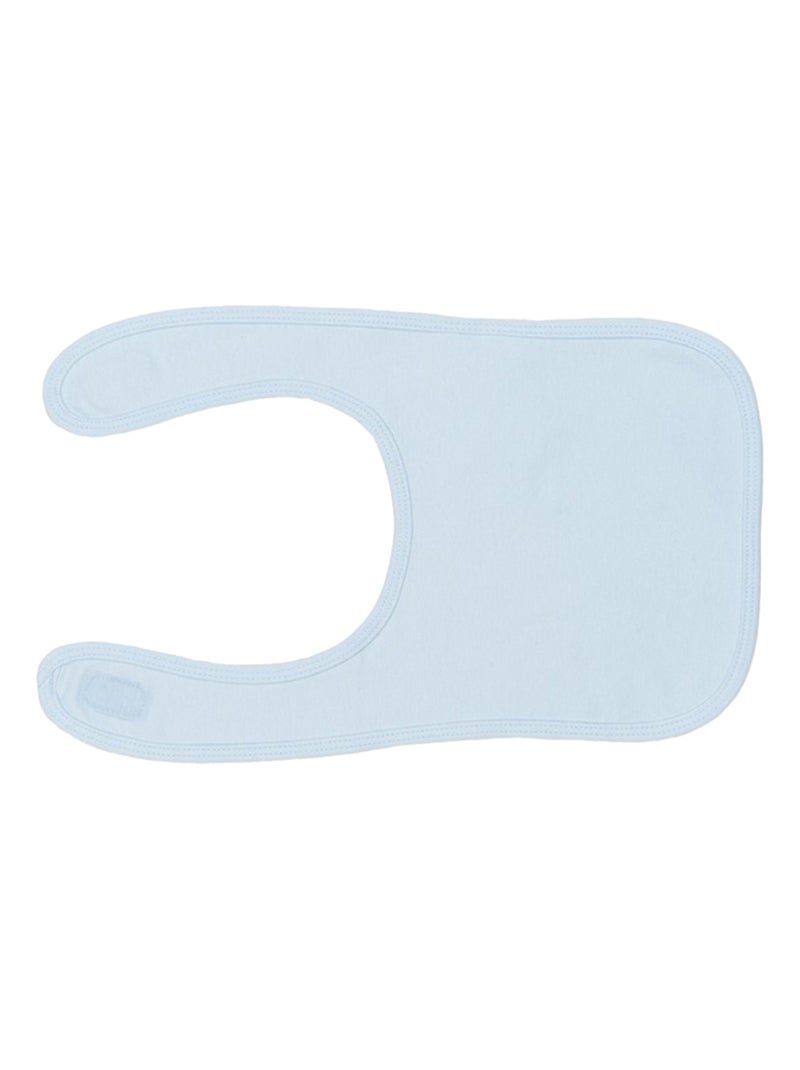 Bavoir motif/style uni - bébé - larkwood Bleu clair - Kiabi