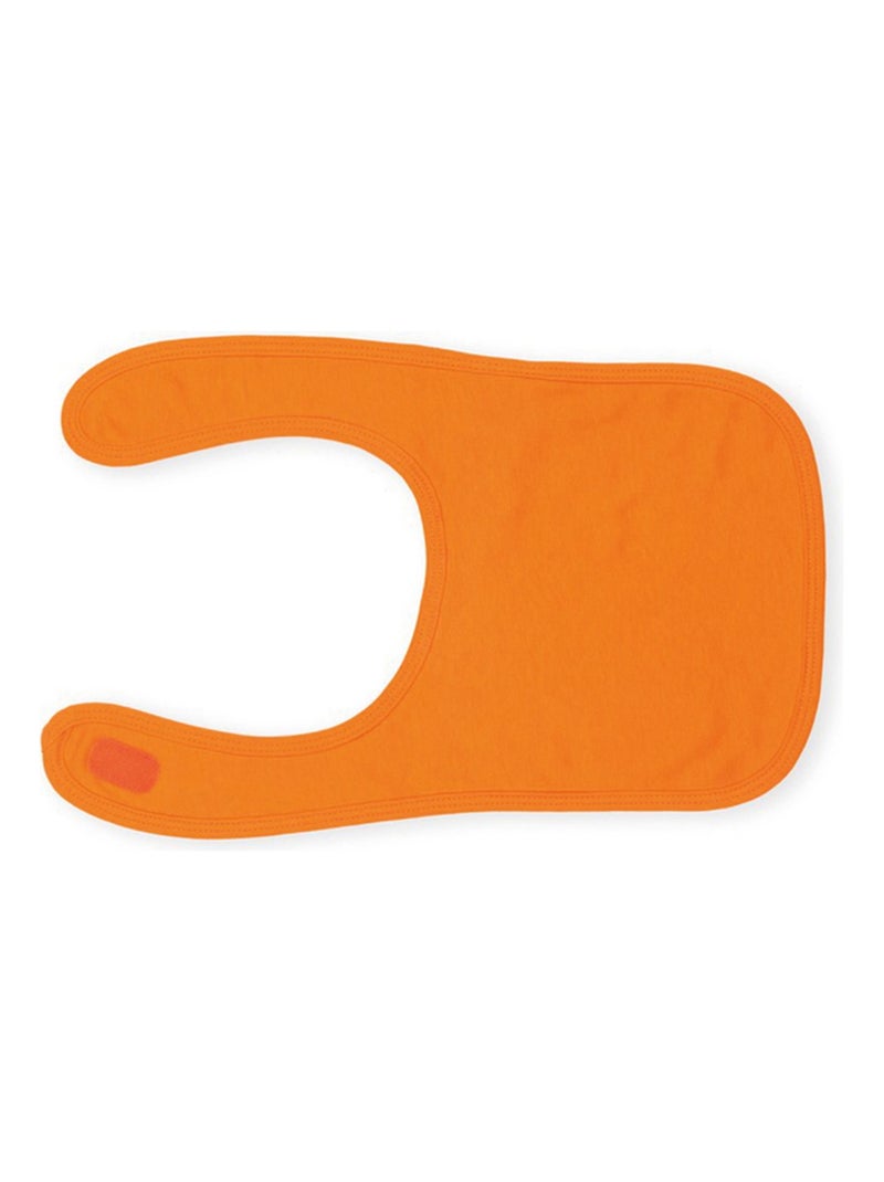 Bavoir motif/style uni - bébé - larkwood Orange - Kiabi