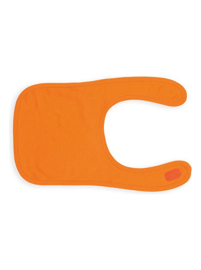 Bavoir motif/style uni - bébé - larkwood Orange - Kiabi