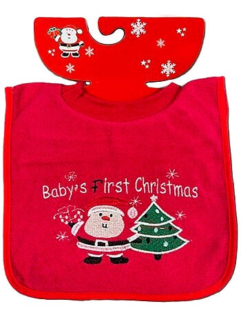 Bavoir Noël "Papa Noël" Les Chatounets