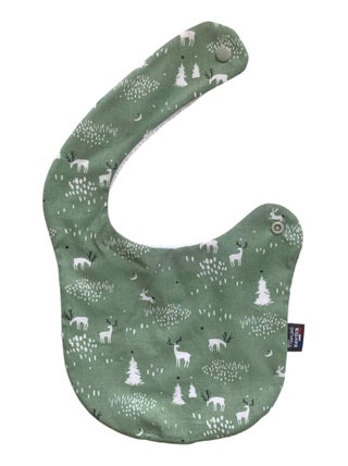 Bavoir nourrisson - Animaux D'Hiver Vert