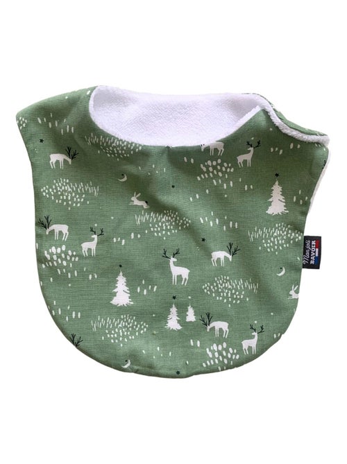 Bavoir nourrisson - Animaux D'Hiver Vert - Kiabi