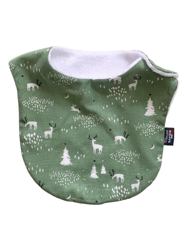 Bavoir nourrisson - Animaux D'Hiver Vert Vert d'eau - Kiabi