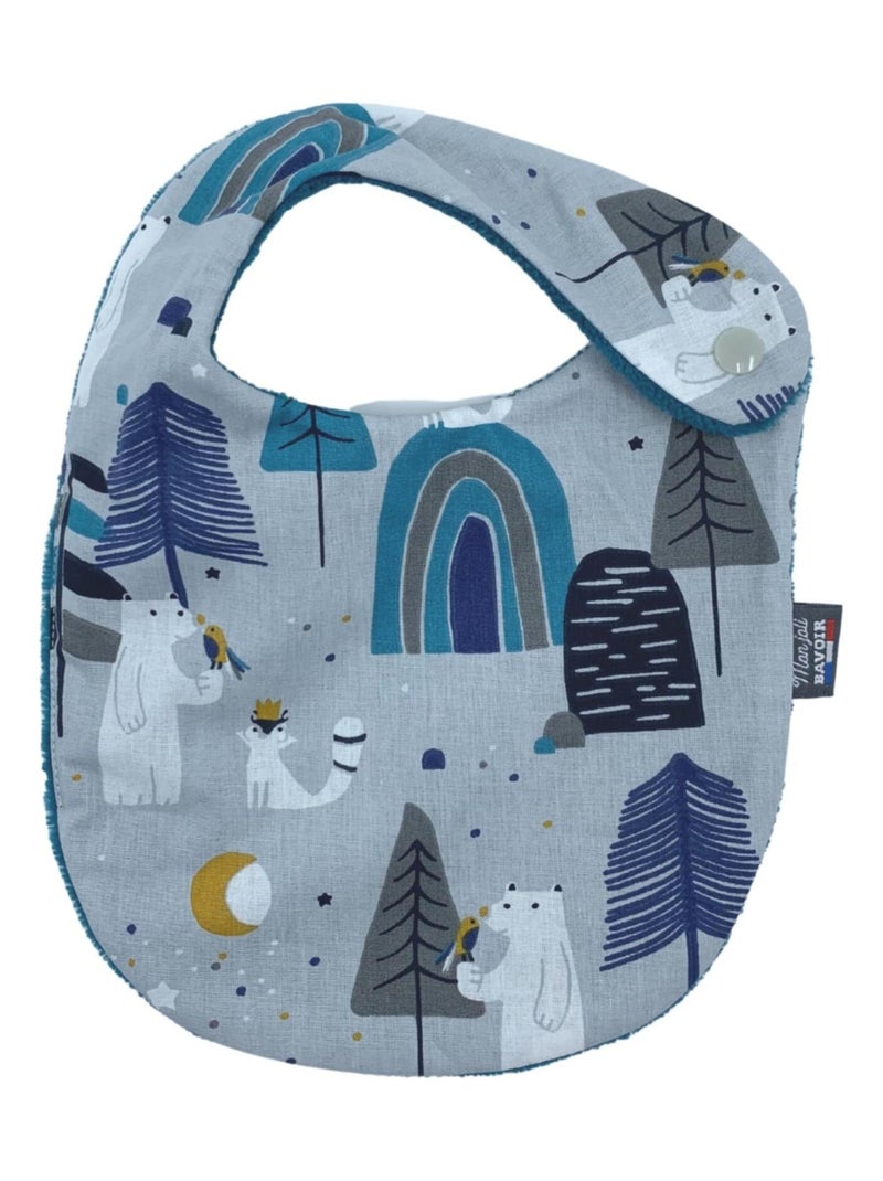 Bavoir nourrisson - Bleu Polaire Bleu polaire - Kiabi