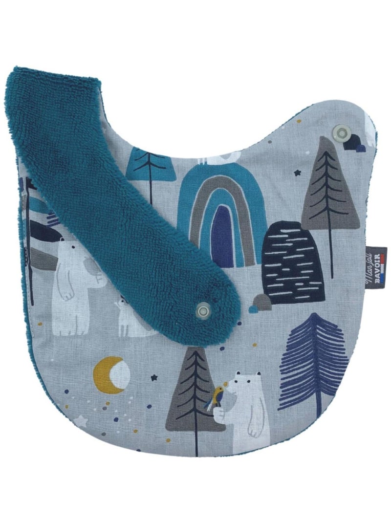Bavoir nourrisson - Bleu Polaire Bleu polaire - Kiabi