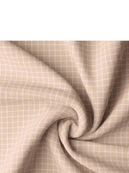 Bavoir nourrisson - Carreau Rose - Kiabi