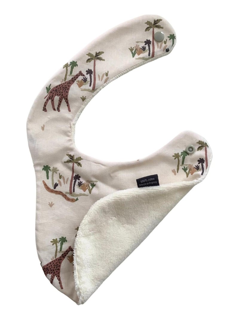 Bavoir nourrisson - Jungle Beige clair - Kiabi