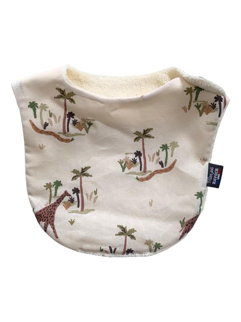 Bavoir nourrisson - Jungle Beige clair - Kiabi