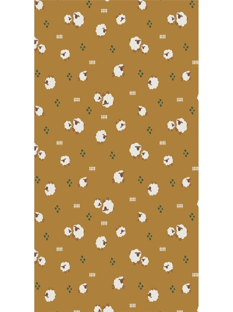 Bavoir nourrisson - Mouton Moutarde - Kiabi