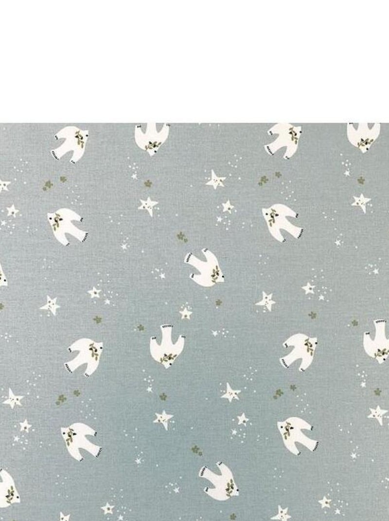 Bavoir nourrisson - Oiseaux D'Hiver Gris - Kiabi