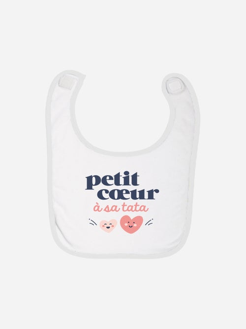 Bavoir PETIT COEUR A SA TATA - Kiabi