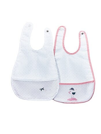 Bavoir plastifié avec récupérateur - SAUTHON