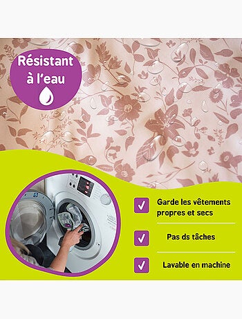 Bavoir pour Kit Tidy Tot Fleur de Jardin rose