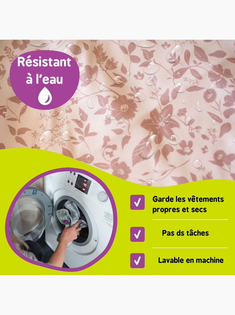 Bavoir pour Kit Tidy Tot Fleur de Jardin rose Multicolore - Kiabi