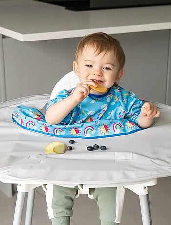 Bavoir pour le Kit Tidy Tot - manches courtes - Arcs-en-Ciel