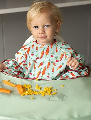 Bavoir pour le Kit Tidy Tot - manches longues - Carottes