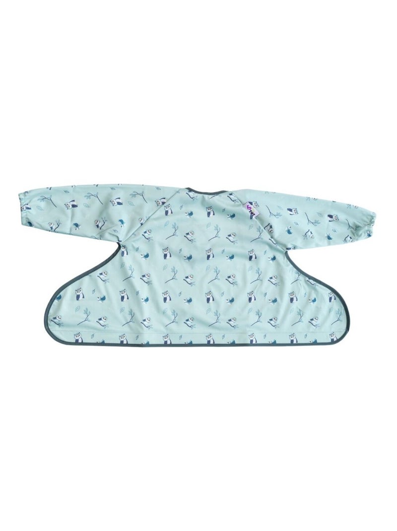 Bavoir pour le Kit Tidy Tot - manches longues - Chouette Vert - Kiabi