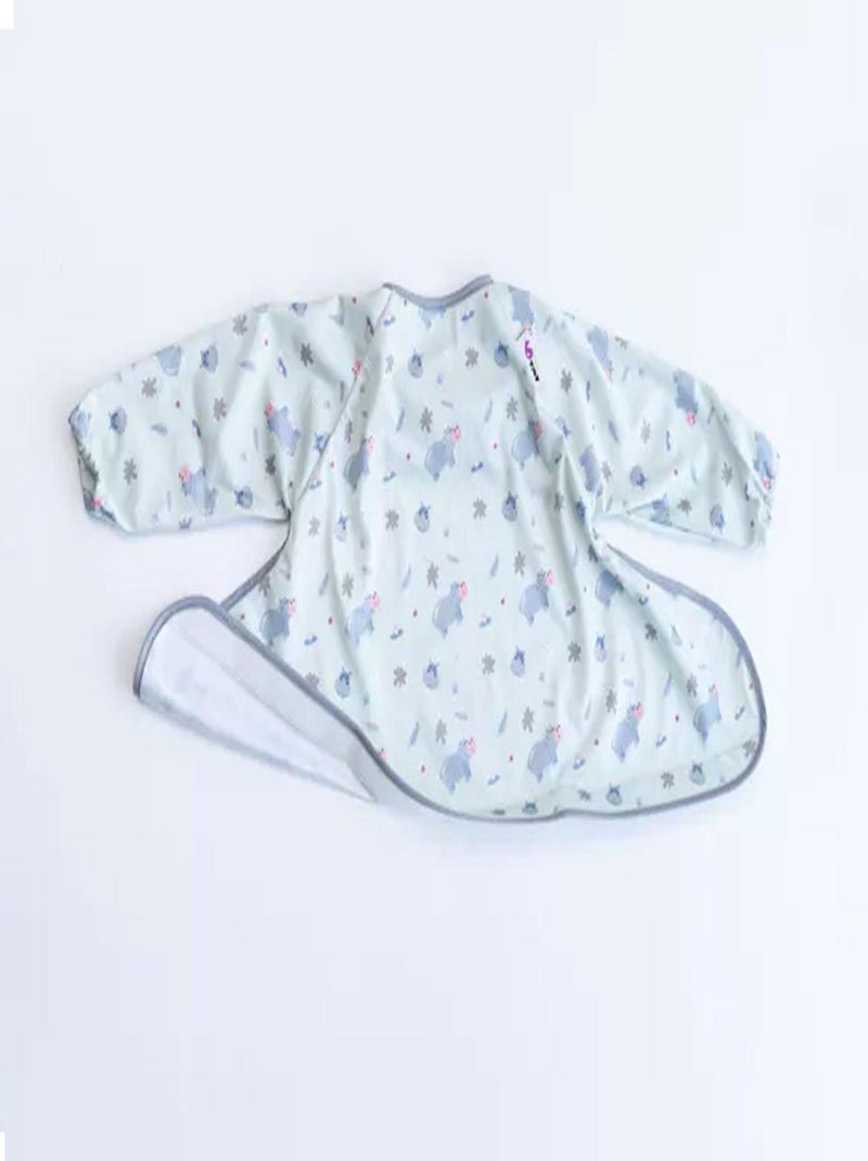 Bavoir pour le Kit Tidy Tot - manches longues - Hippo Multicolore - Kiabi