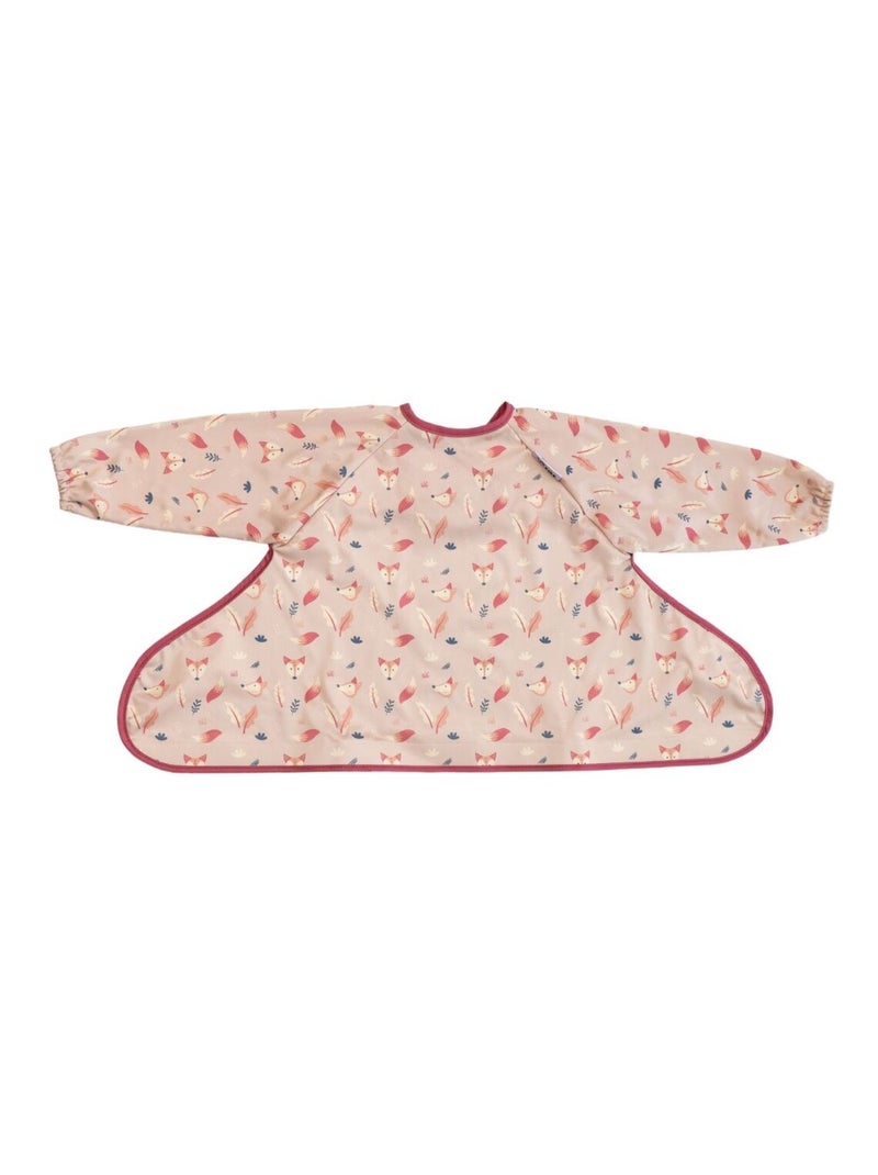 Bavoir pour le Kit Tidy Tot - manches longues - Renards Abricot - Kiabi