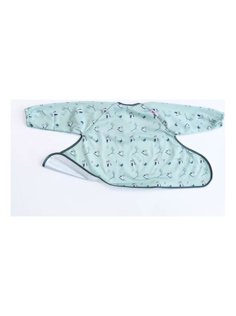 Bavoir pour le Kit Tidy Tot - manches longues - Renards Vert - Kiabi