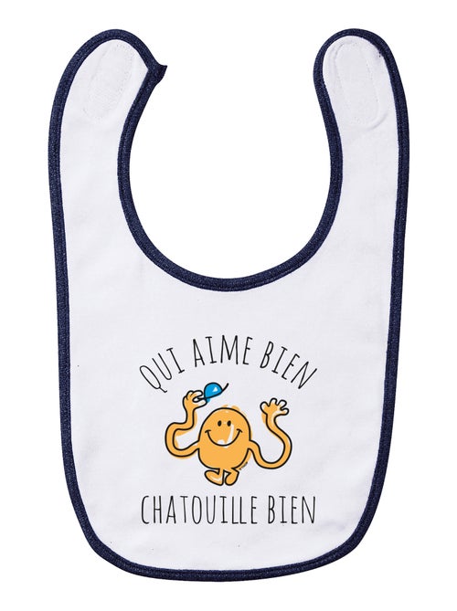 Bavoir QUI AIME BIEN CHATOUILLE BIEN - Kiabi