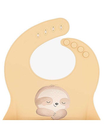 Bavoir récupérateur en silicone, Animaux Sassi Junior