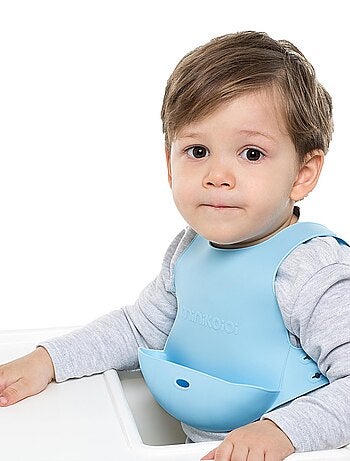 Bavoir récupérateur en silicone Minikoioi