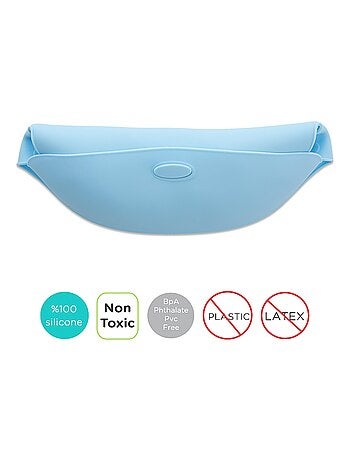 Bavoir récupérateur en silicone Minikoioi