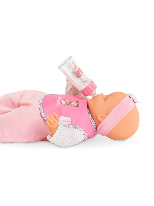 Bavoir Rose et Biberon Magique pour grand poupon 36/42 cm - Kiabi