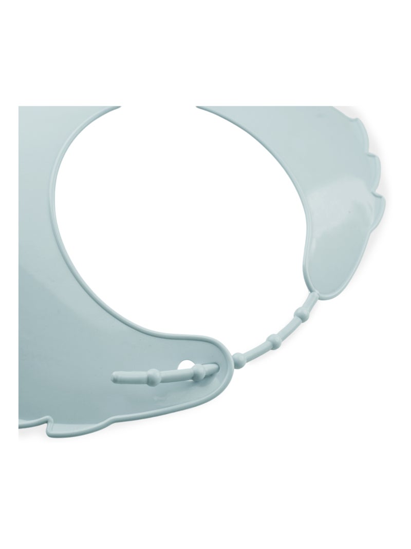 Bavoir semi-rigide avec récupérateur Bleu clair - Kiabi