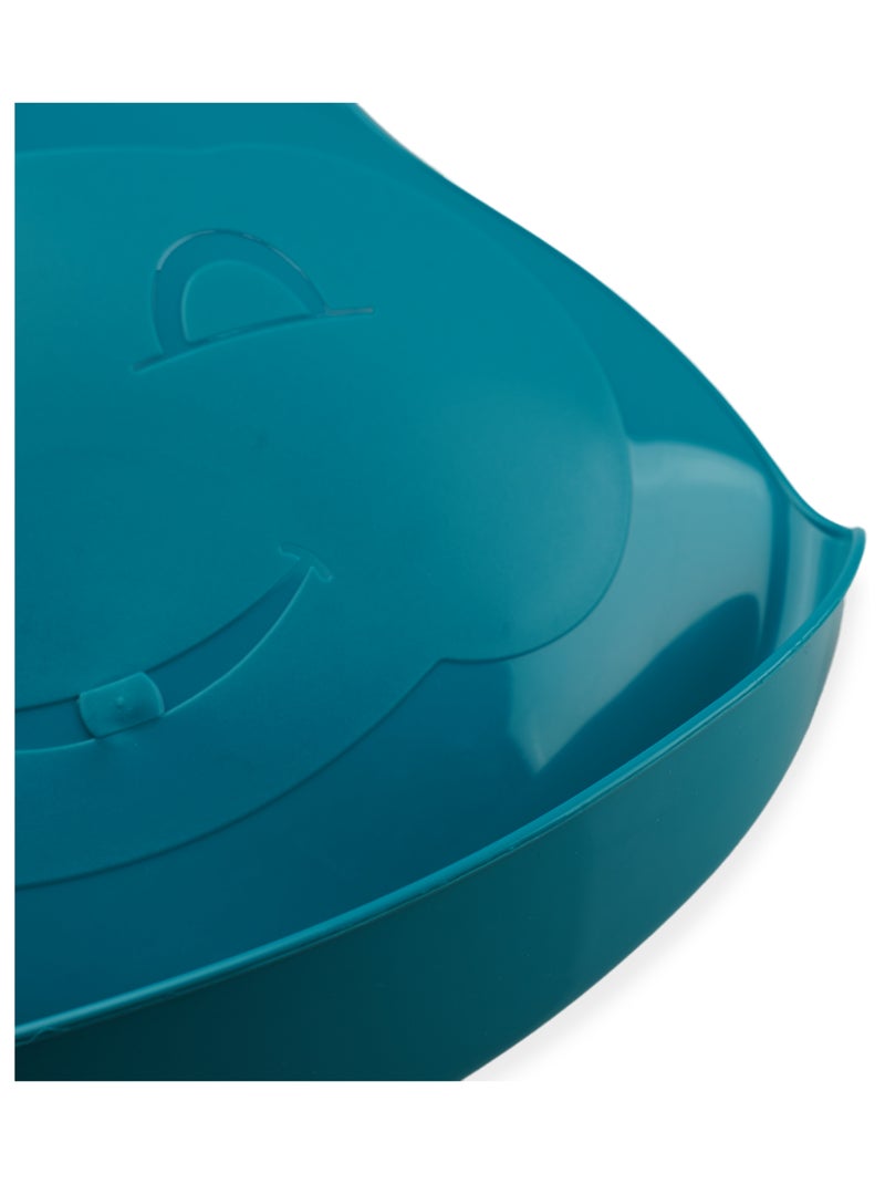 Bavoir semi-rigide avec récupérateur Bleu - Kiabi