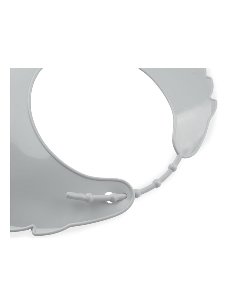 Bavoir semi-rigide avec récupérateur Gris - Kiabi