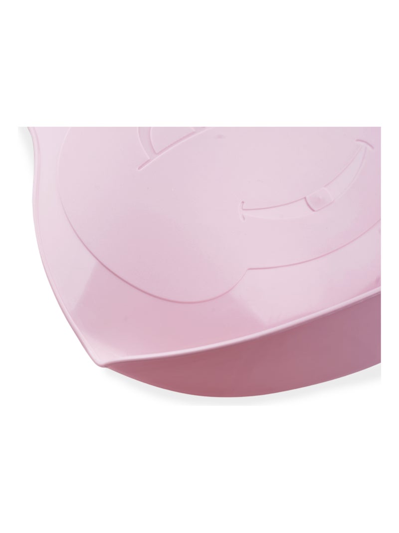 Bavoir semi-rigide avec récupérateur Rose - Kiabi