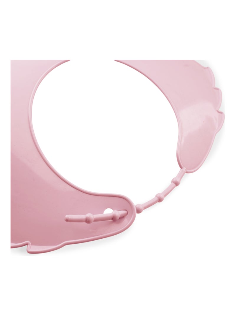 Bavoir semi-rigide avec récupérateur Rose - Kiabi