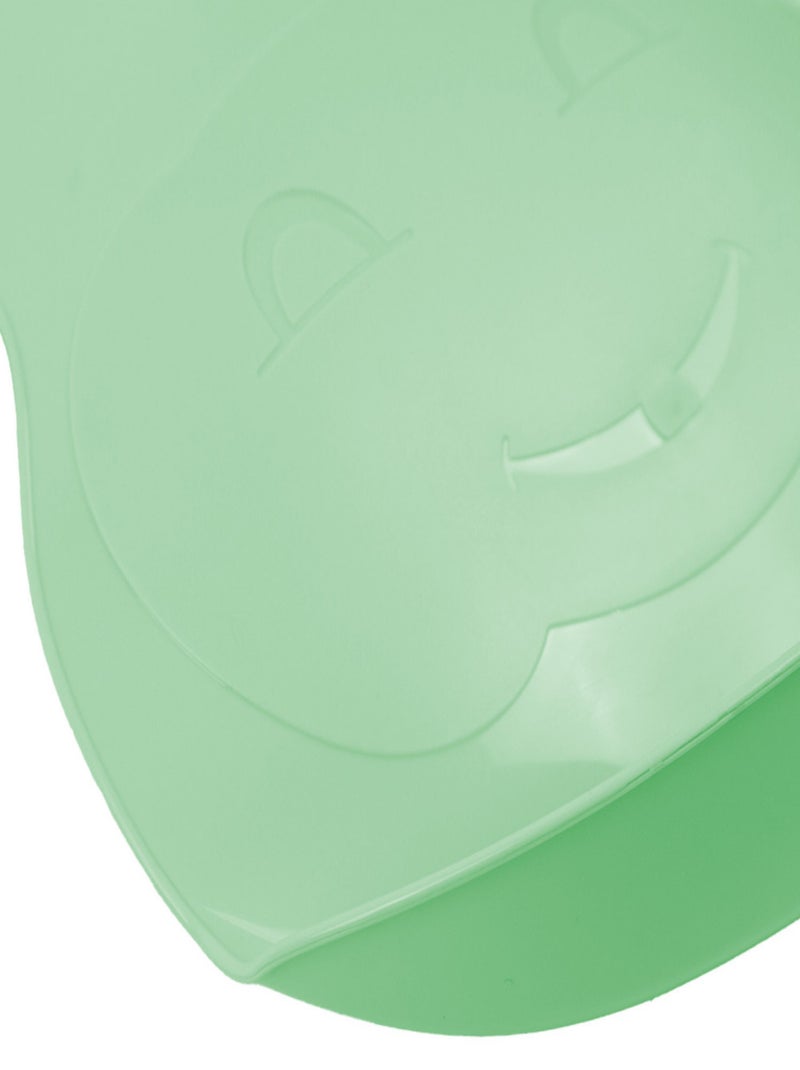 Bavoir semi-rigide avec récupérateur Vert - Kiabi