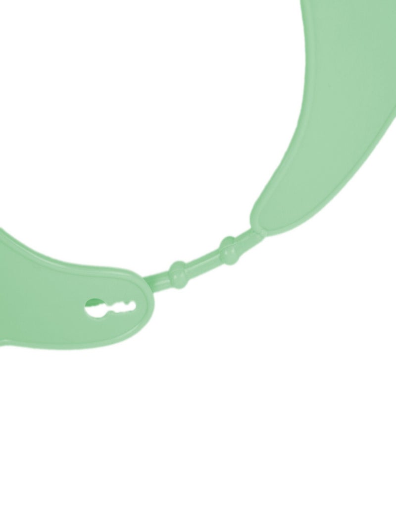 Bavoir semi-rigide avec récupérateur Vert - Kiabi