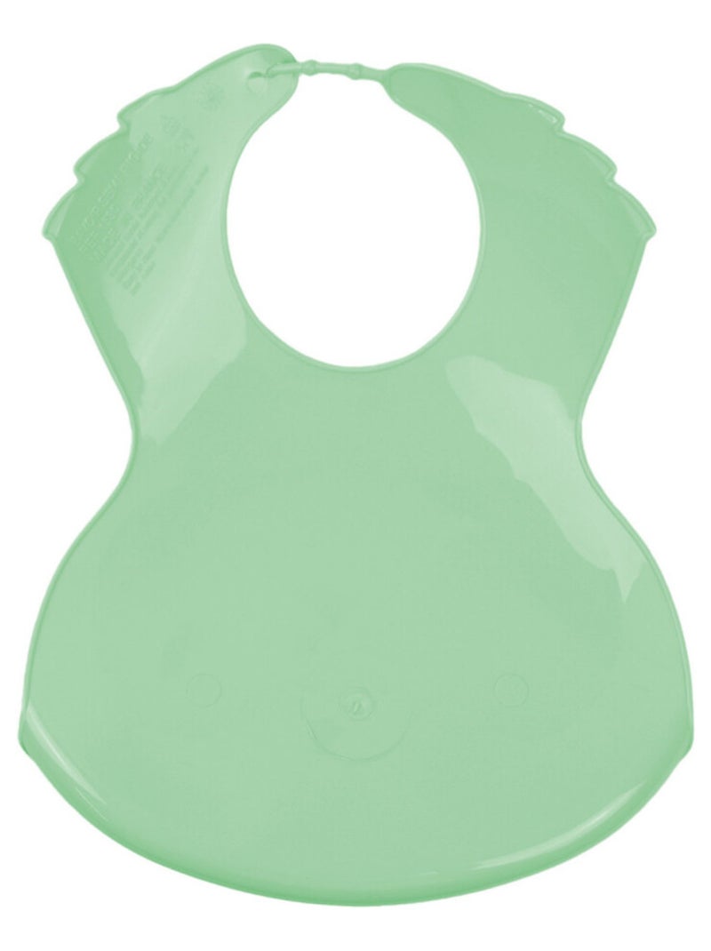 Bavoir semi-rigide avec récupérateur Vert - Kiabi