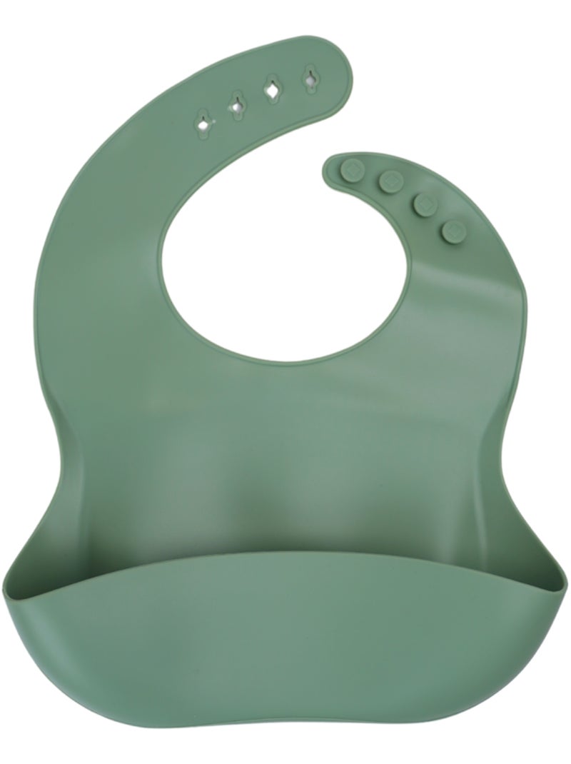 BAVOIR SILICONE AVEC RÉCUPÉRATEUR Vert - Kiabi