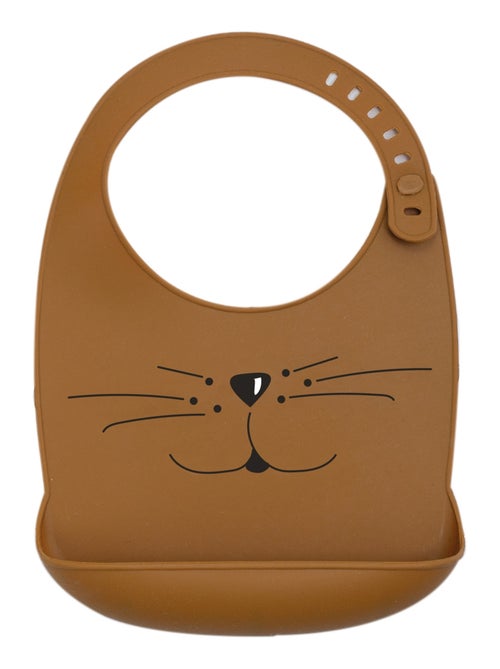 Bavoir silicone récupérateur pour bébé - Kiabi