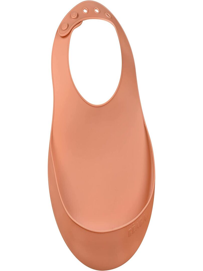 Bavoir silicone terracotta - Orange - Kiabi - 19.67€