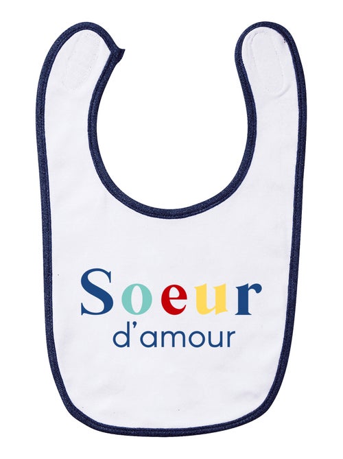 Bavoir SŒUR D'AMOUR - Kiabi